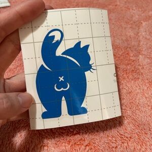Cat Vinyl Decal 🐈‍⬛Free With Purchase🐈‍⬛